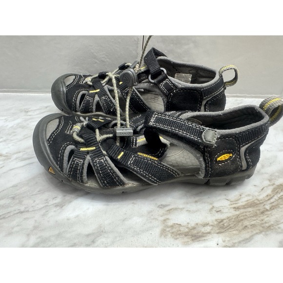 Kids Keen Unisex Sz‎ 13 Hiking Sandals Fabric Black Read Description *** - Picture 2 of 8